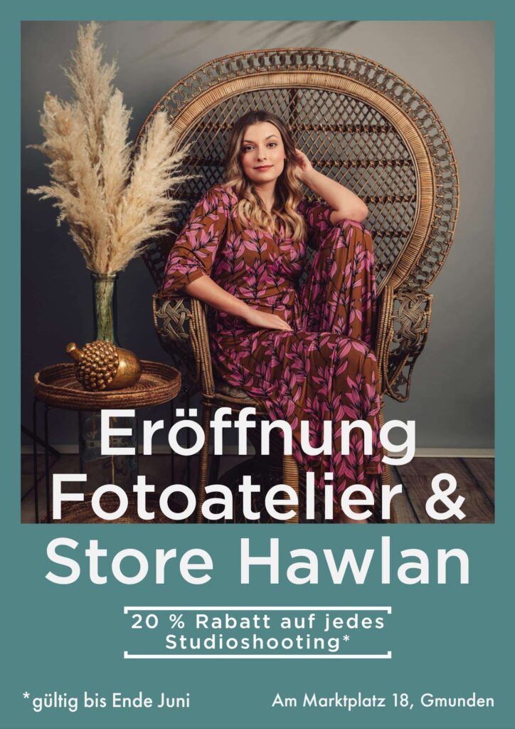Eröffnung Fotoatelier in Gmunden